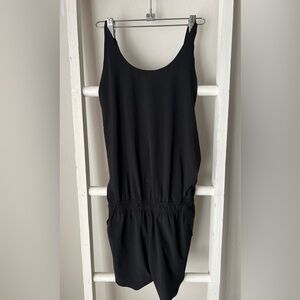 Athleta | Speed Romper Black